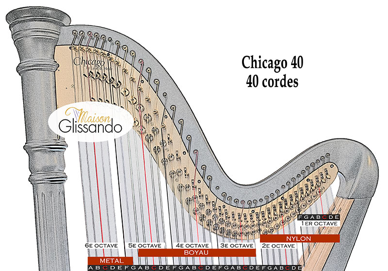 Schéma de cordes Chicago 40